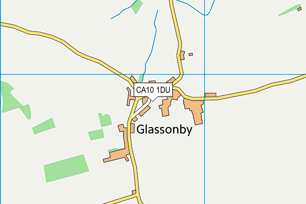 CA10 1DU map - OS VectorMap District (Ordnance Survey)