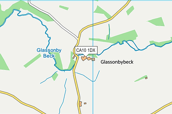 CA10 1DX map - OS VectorMap District (Ordnance Survey)