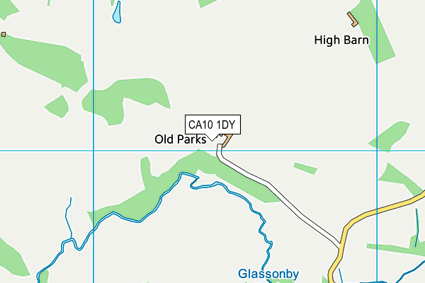 CA10 1DY map - OS VectorMap District (Ordnance Survey)