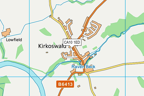 CA10 1ED map - OS VectorMap District (Ordnance Survey)