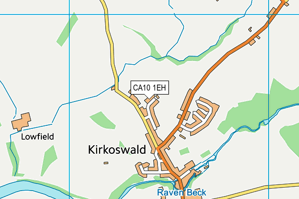 CA10 1EH map - OS VectorMap District (Ordnance Survey)