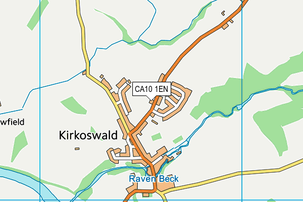 Kirkoswald CofE School map (CA10 1EN) - OS VectorMap District (Ordnance Survey)