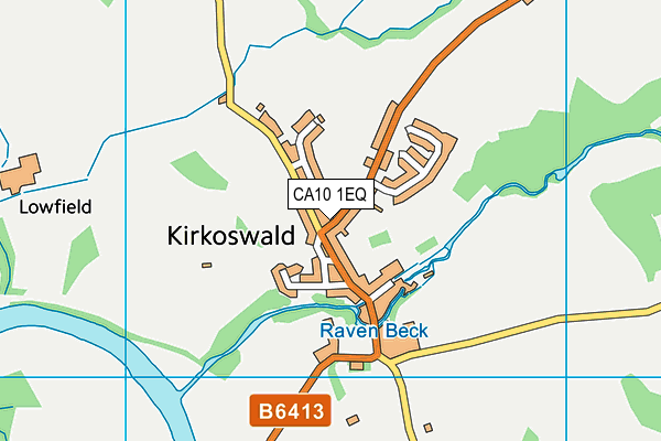 CA10 1EQ map - OS VectorMap District (Ordnance Survey)