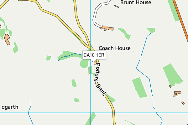 CA10 1ER map - OS VectorMap District (Ordnance Survey)