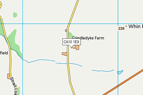 CA10 1EX map - OS VectorMap District (Ordnance Survey)