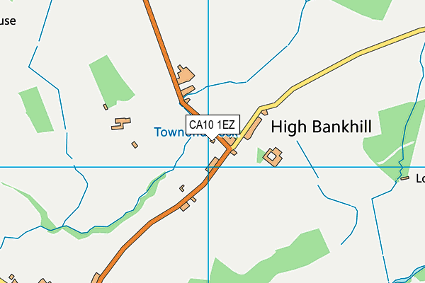 CA10 1EZ map - OS VectorMap District (Ordnance Survey)