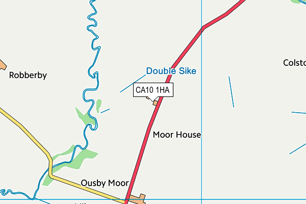 CA10 1HA map - OS VectorMap District (Ordnance Survey)