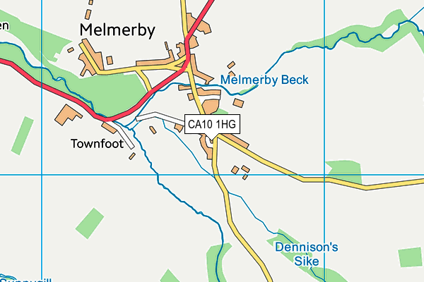 CA10 1HG map - OS VectorMap District (Ordnance Survey)