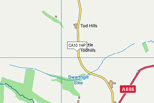 CA10 1HP map - OS VectorMap District (Ordnance Survey)