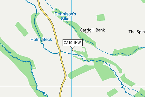 CA10 1HW map - OS VectorMap District (Ordnance Survey)