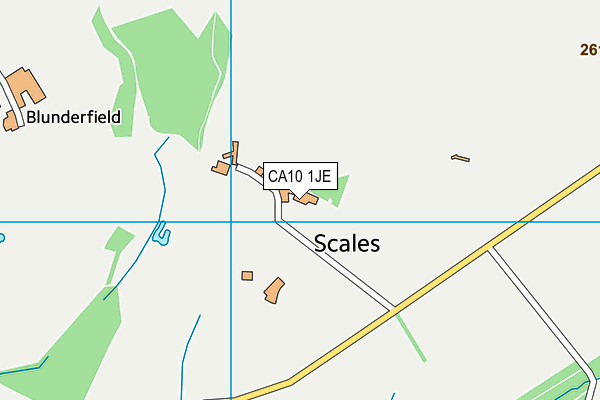 CA10 1JE map - OS VectorMap District (Ordnance Survey)