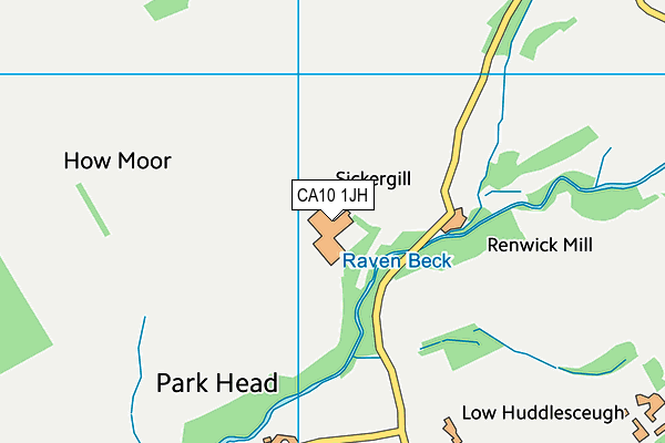 CA10 1JH map - OS VectorMap District (Ordnance Survey)