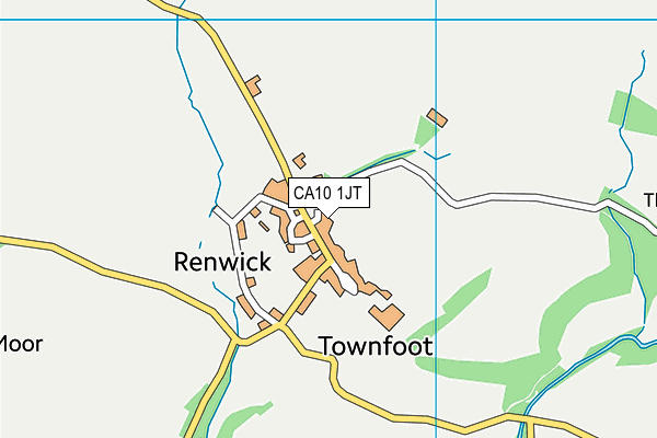 CA10 1JT map - OS VectorMap District (Ordnance Survey)