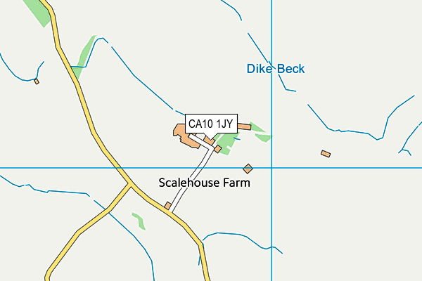 CA10 1JY map - OS VectorMap District (Ordnance Survey)