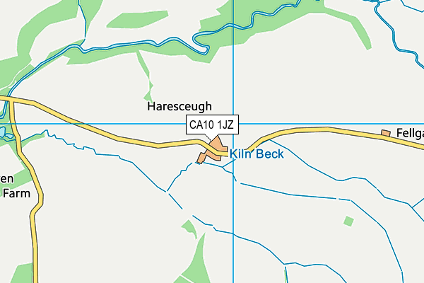 CA10 1JZ map - OS VectorMap District (Ordnance Survey)