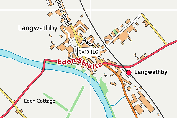 CA10 1LG map - OS VectorMap District (Ordnance Survey)