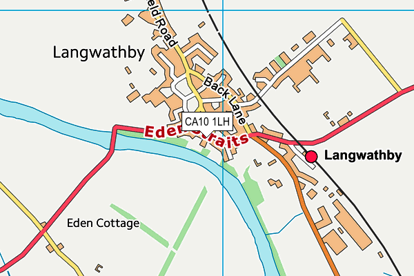 CA10 1LH map - OS VectorMap District (Ordnance Survey)