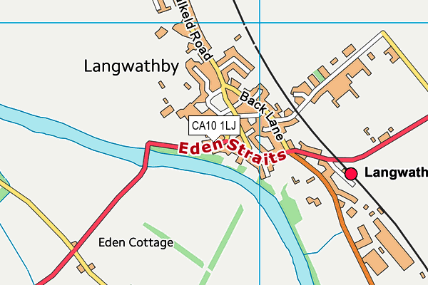 CA10 1LJ map - OS VectorMap District (Ordnance Survey)