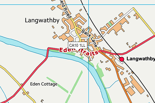 CA10 1LL map - OS VectorMap District (Ordnance Survey)