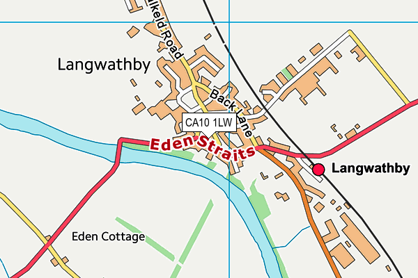 CA10 1LW map - OS VectorMap District (Ordnance Survey)