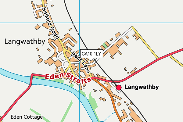 CA10 1LY map - OS VectorMap District (Ordnance Survey)