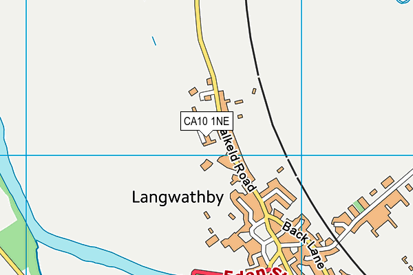 CA10 1NE map - OS VectorMap District (Ordnance Survey)