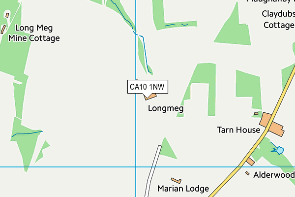 CA10 1NW map - OS VectorMap District (Ordnance Survey)