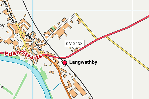 CA10 1NX map - OS VectorMap District (Ordnance Survey)