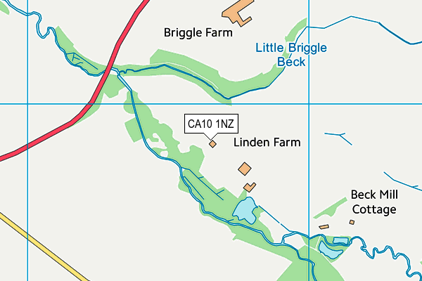 CA10 1NZ map - OS VectorMap District (Ordnance Survey)