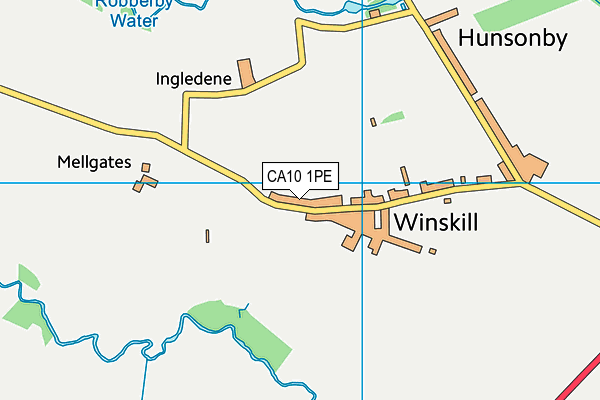 CA10 1PE map - OS VectorMap District (Ordnance Survey)