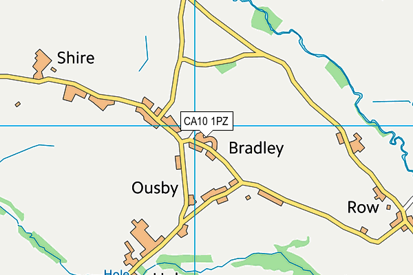 CA10 1PZ map - OS VectorMap District (Ordnance Survey)