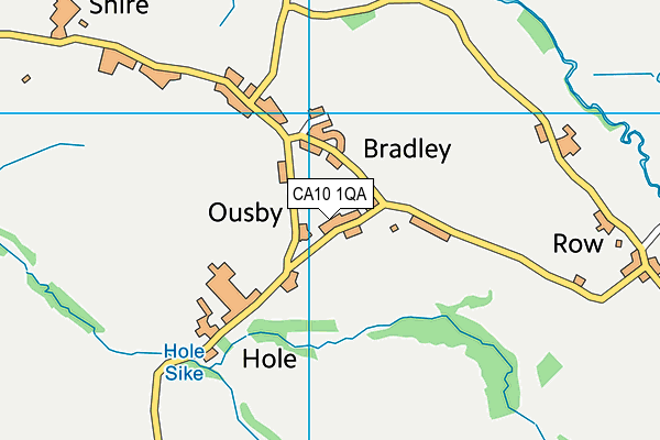 CA10 1QA map - OS VectorMap District (Ordnance Survey)