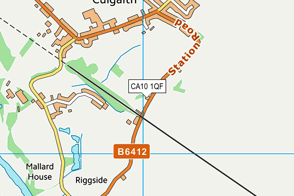 CA10 1QF map - OS VectorMap District (Ordnance Survey)