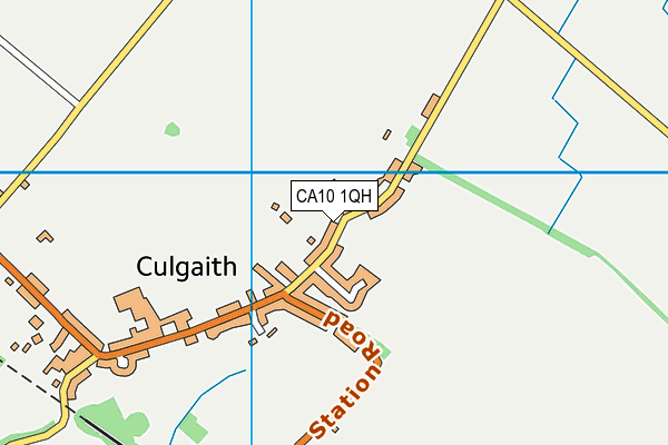 CA10 1QH map - OS VectorMap District (Ordnance Survey)