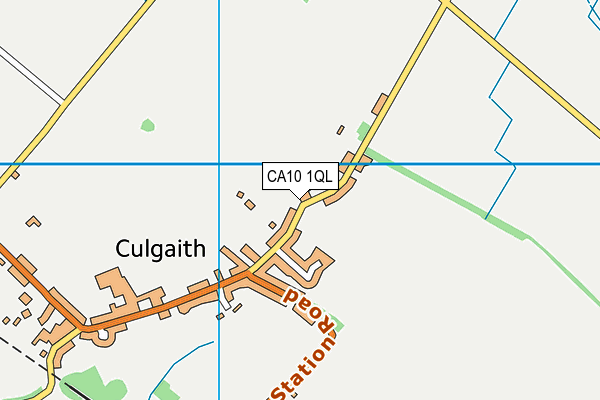 Culgaith Recreation Ground map (CA10 1QL) - OS VectorMap District (Ordnance Survey)