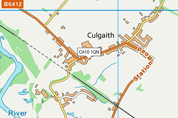 CA10 1QN map - OS VectorMap District (Ordnance Survey)