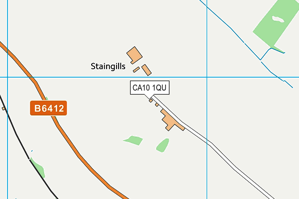 CA10 1QU map - OS VectorMap District (Ordnance Survey)