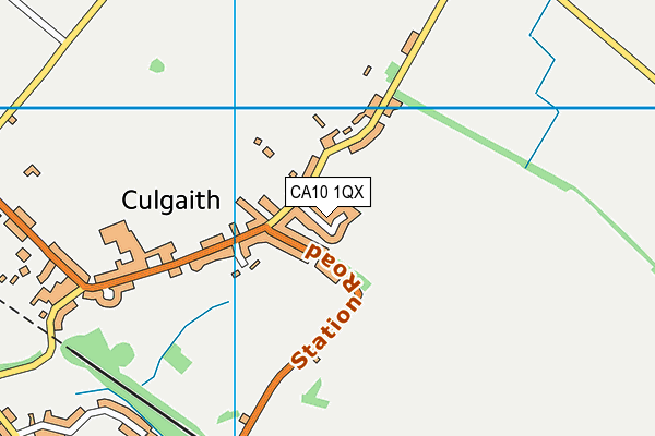 CA10 1QX map - OS VectorMap District (Ordnance Survey)