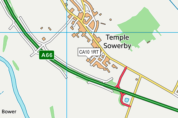 CA10 1RT map - OS VectorMap District (Ordnance Survey)