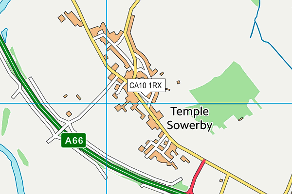 CA10 1RX map - OS VectorMap District (Ordnance Survey)