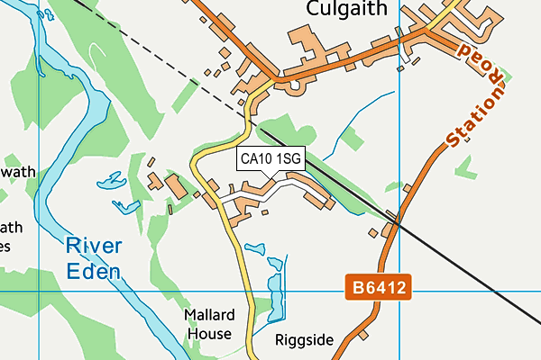 CA10 1SG map - OS VectorMap District (Ordnance Survey)