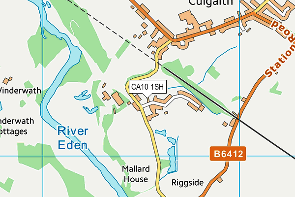 CA10 1SH map - OS VectorMap District (Ordnance Survey)