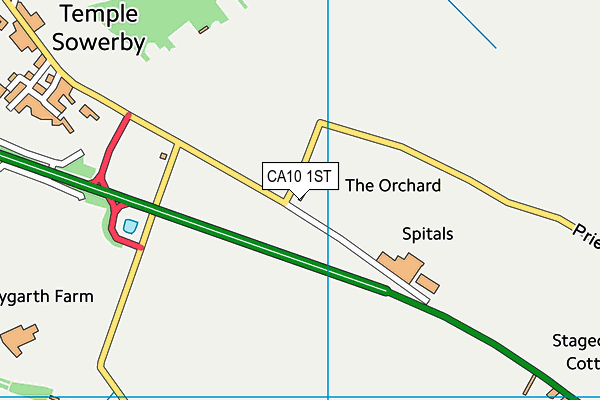 CA10 1ST map - OS VectorMap District (Ordnance Survey)