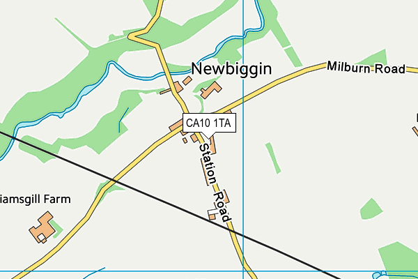 CA10 1TA map - OS VectorMap District (Ordnance Survey)