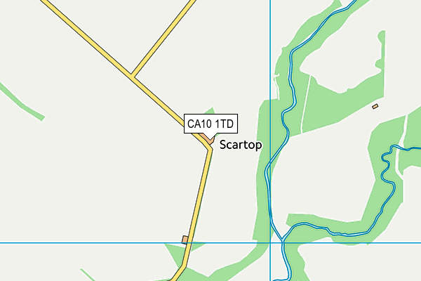 CA10 1TD map - OS VectorMap District (Ordnance Survey)