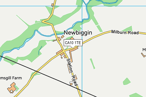 CA10 1TE map - OS VectorMap District (Ordnance Survey)