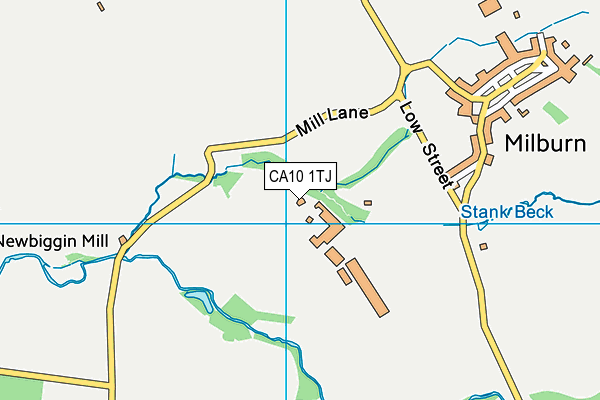 CA10 1TJ map - OS VectorMap District (Ordnance Survey)