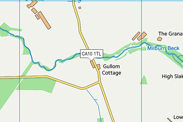 CA10 1TL map - OS VectorMap District (Ordnance Survey)