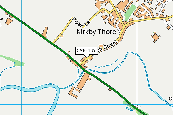 CA10 1UY map - OS VectorMap District (Ordnance Survey)