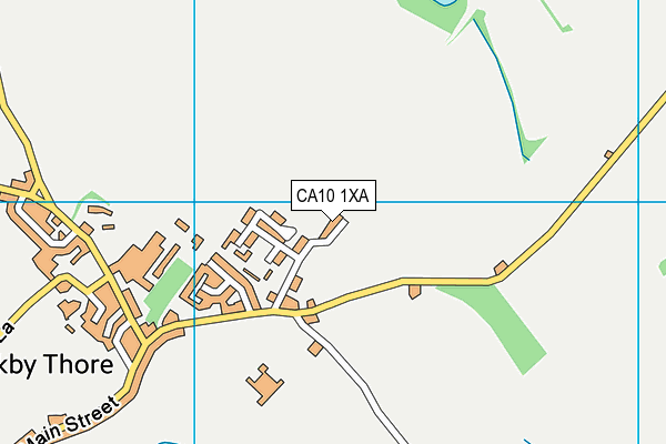CA10 1XA map - OS VectorMap District (Ordnance Survey)